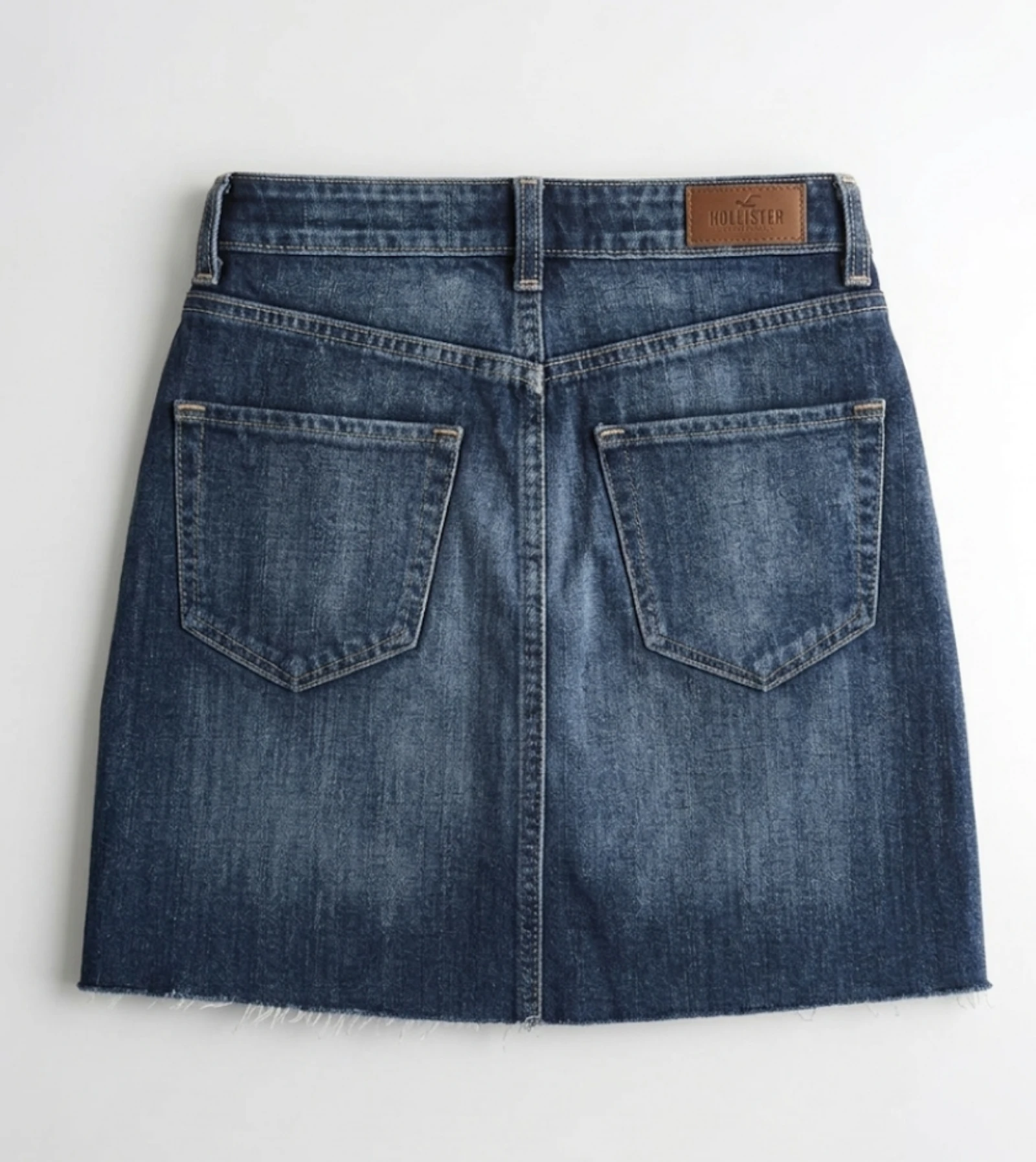 Hollister Vintage Denim Mini Saia Lateral Listrada PP 32 34 – photo 2